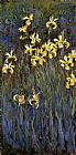 Claude Monet Yellow Irises 2 painting